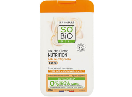 Creme De Douche Nutrition Huile Dargan Bio