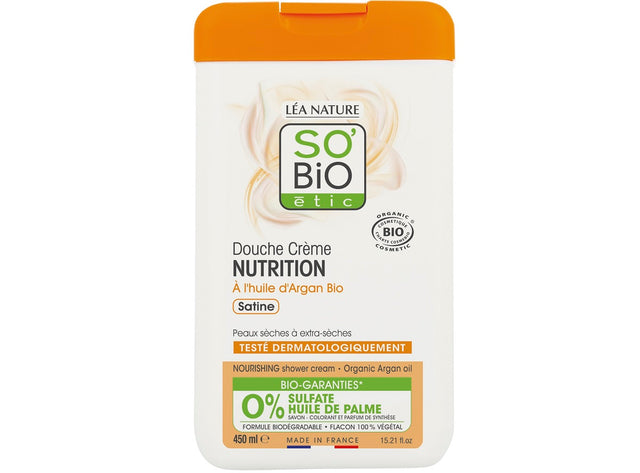 Creme De Douche Nutrition Huile Dargan Bio
