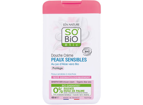 Creme De Douche Peaux Sensibles Jus Dalœ Vera Bio