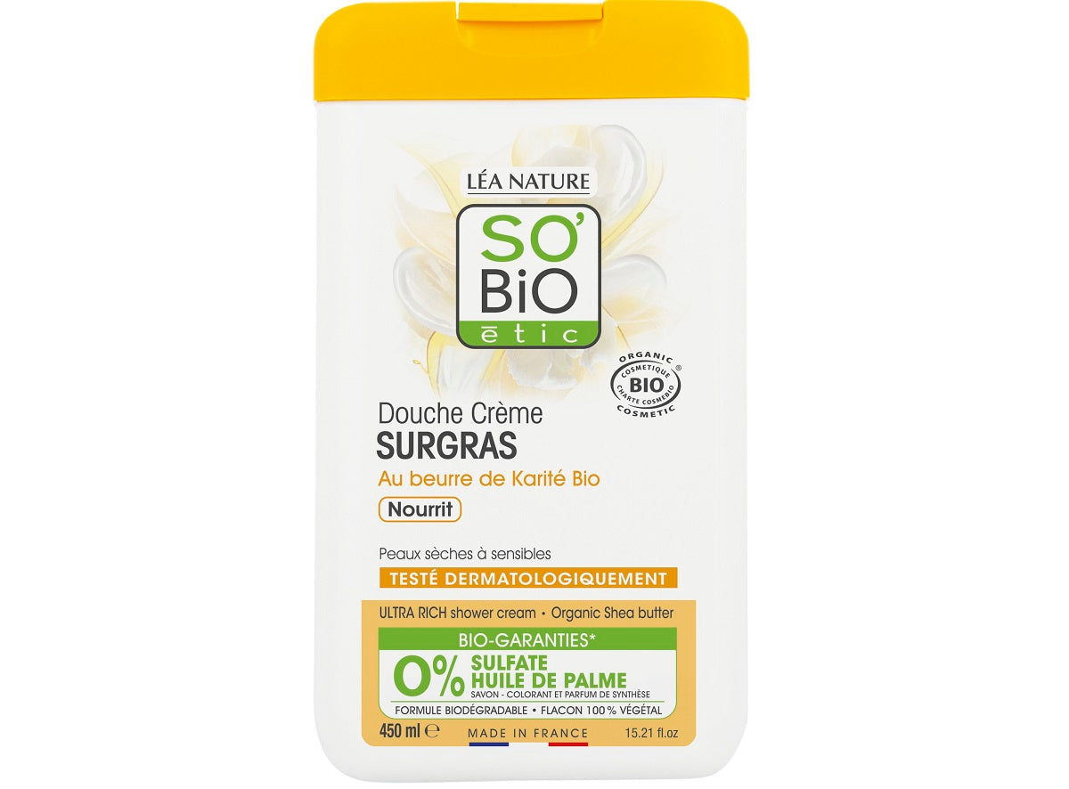 Creme De Douche Surgras Beurre De Karite Bio