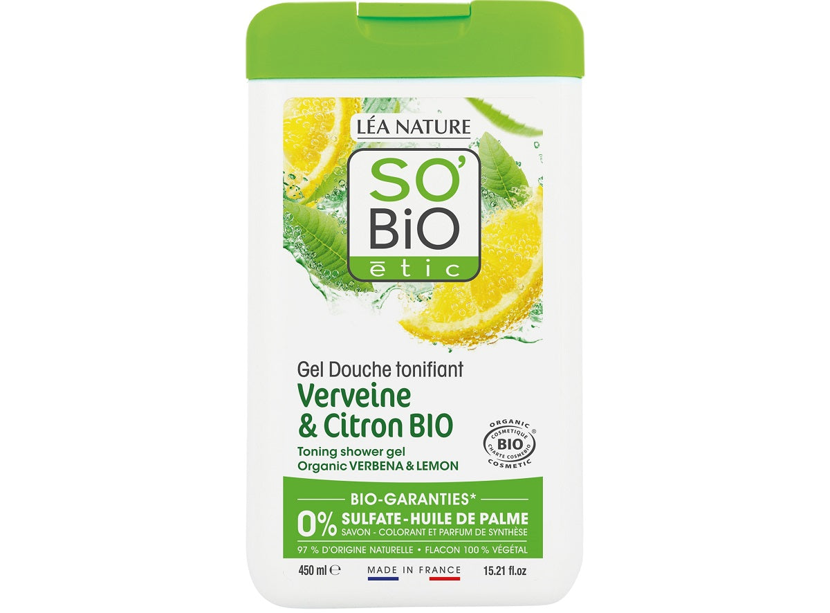Gel Douche Tonifiant Verveine Et Citron Bio