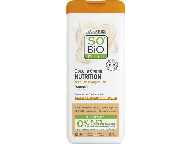 Creme De Douche Nutrition Huile Dargan Bio