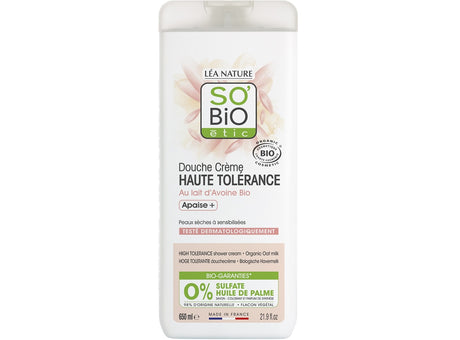 Creme De Douche Haute Tolerance Lait Davoine Bio