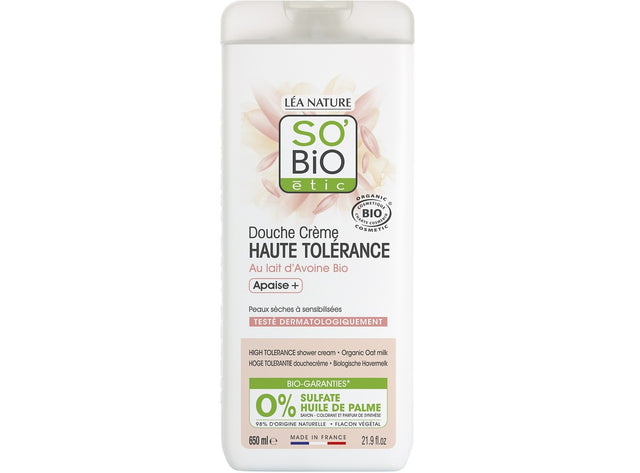 Creme De Douche Haute Tolerance Lait Davoine Bio