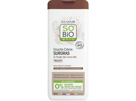 Creme De Douche Surgras Huile De Coco Bio