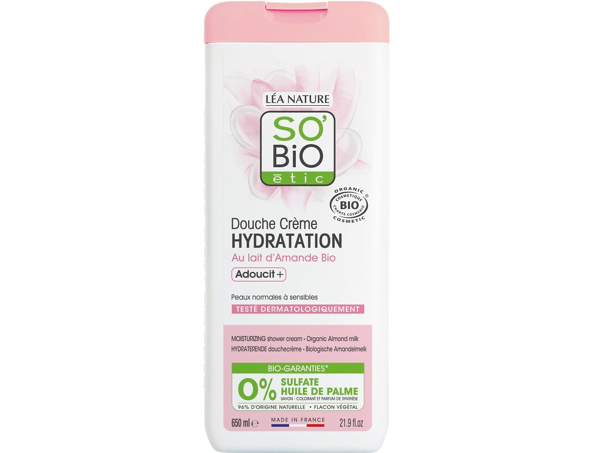 Creme De Douche Hydratation Lait Damande Douce Bio