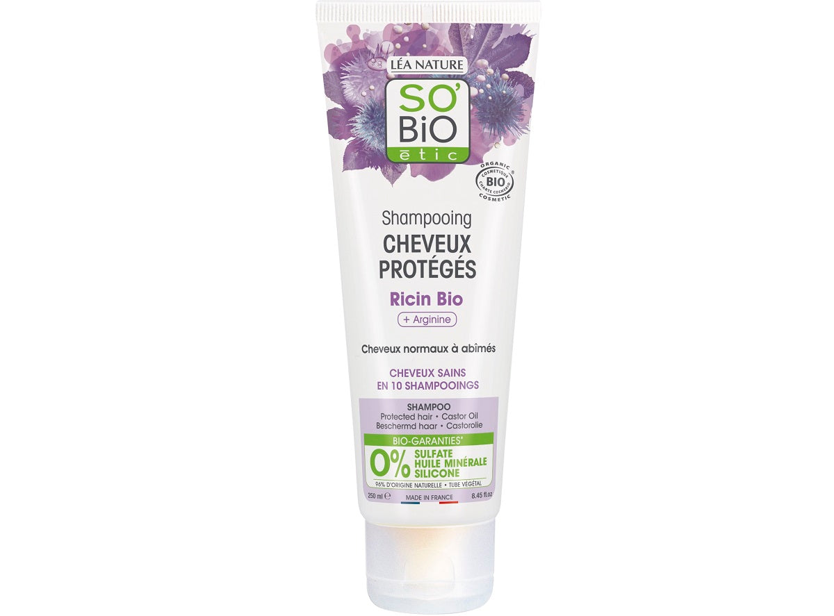 Shampooing Cheveux Proteges Huile De Rincin Bio