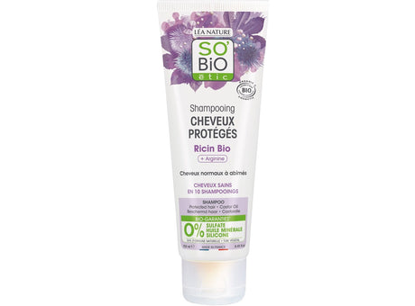 Shampooing Cheveux Proteges Huile De Rincin Bio