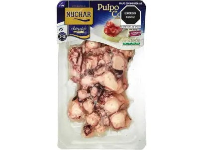 Pulpo Cocido Troceado (Mexcla Rodajas Y Cabezas) Poulpe Cuit En Lamelles (Melange De Pattes Et Tetes)