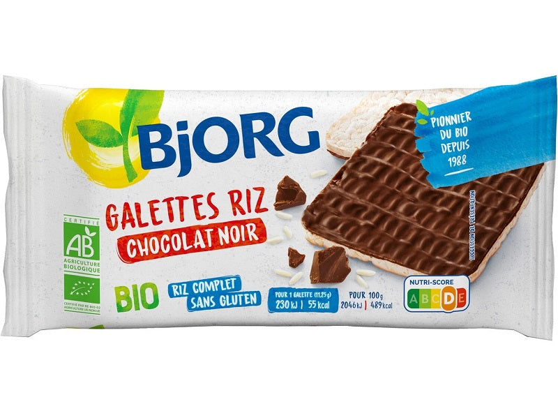 Galette De Riz Chocolat Noir Bio