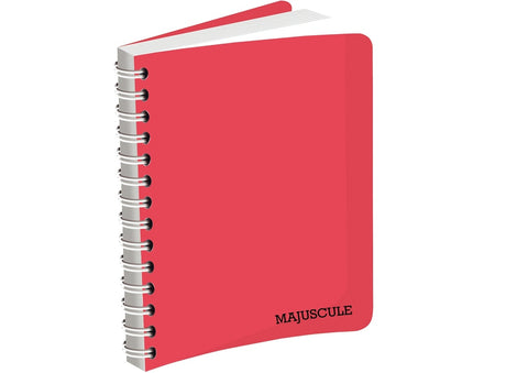 Agenda Scolaire Journalier 2023-2024 Spirale, 12X17Cm Rouge