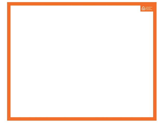 Ardoise effacable a sec blanche 21x26.5cm