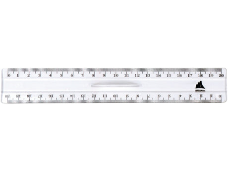 Double Decimetre En Plastique Cristal