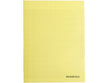 Cahier Agrafe 24X32Cm, Grands Carreaux, Couverture Semi-Rigide Jaune, 96 Pages