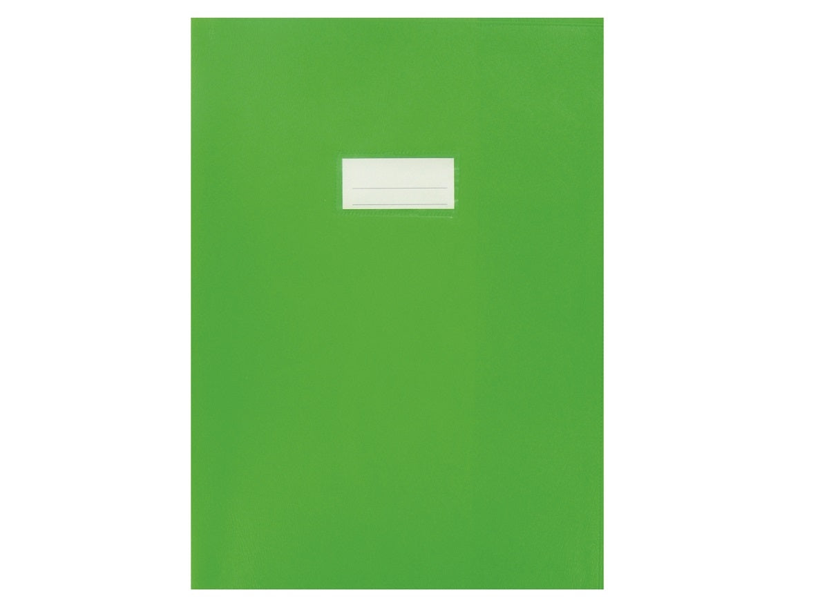 Protege-Cahier Avec Etiquette 21X29,7Cm Vert