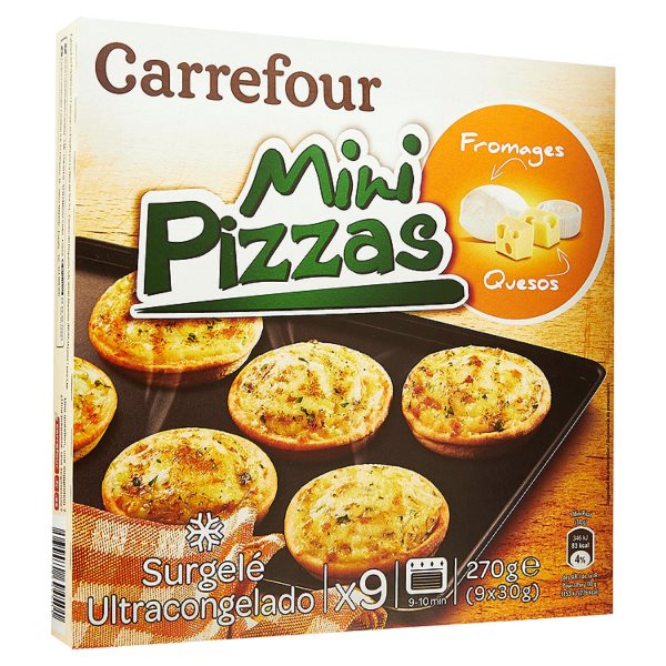 Mini Pizzas Aux 3 Fromages