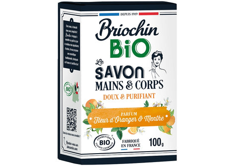 Savon Solide Fleur Doranger Et Menthe Bio