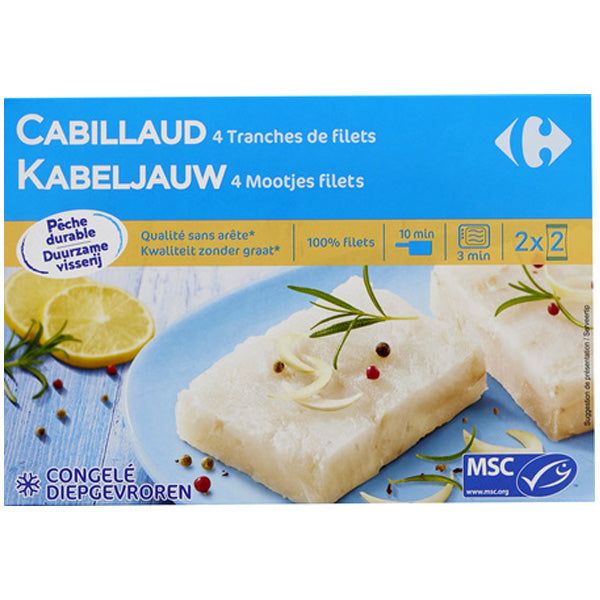 Tranches De Filets De Cabillaud Msc