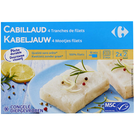 Tranches De Filets De Cabillaud Msc