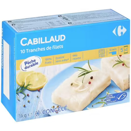 Tranches De Filets De Cabillaud