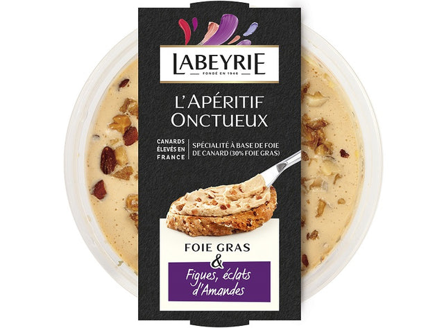 Foie gras aux figues et eclats d’amandes