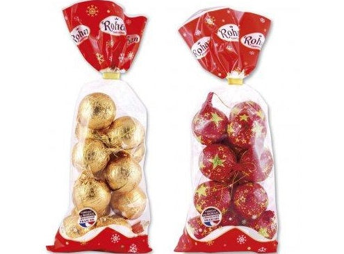 Boules de chocolat au lait a accrocher