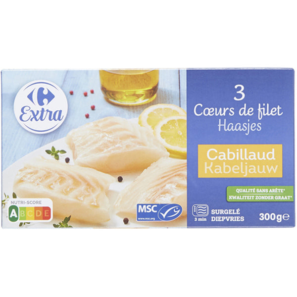 Cœurs De Filets De Cabillaud