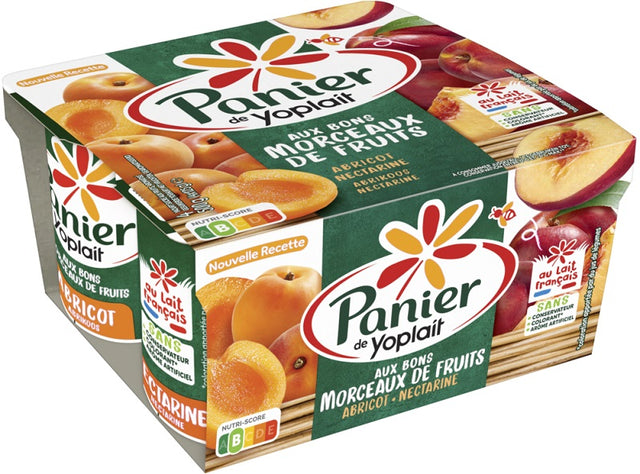 Panier De Yoplait Abricot Nectarine
