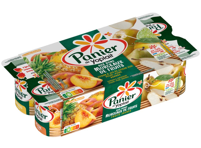 Panier De Yoplait Fruits Jaunes