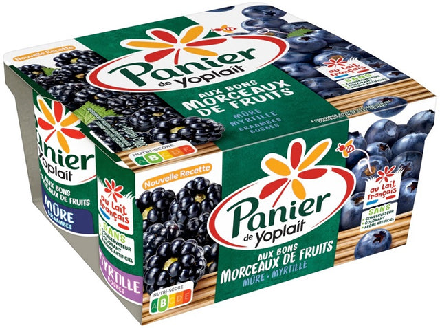 Panier De Yoplait Mure Myrtille