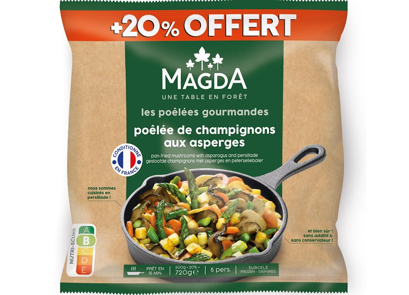 Poelee De Champignons Aux Asperges