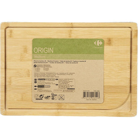 Planche a decouper rectangulaire en bambou