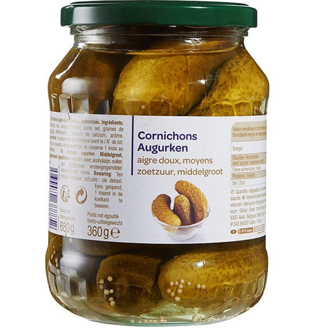 Cornichons Aigre Doux Moyens