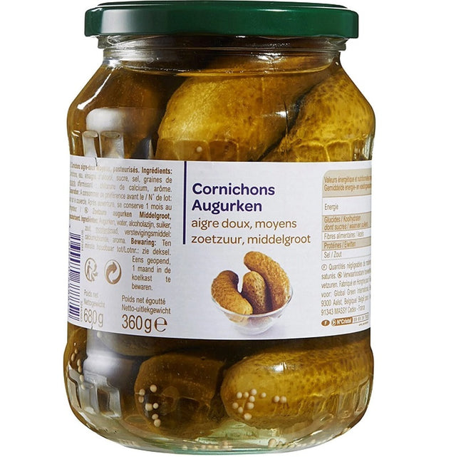 Cornichons Aigre Doux Moyens