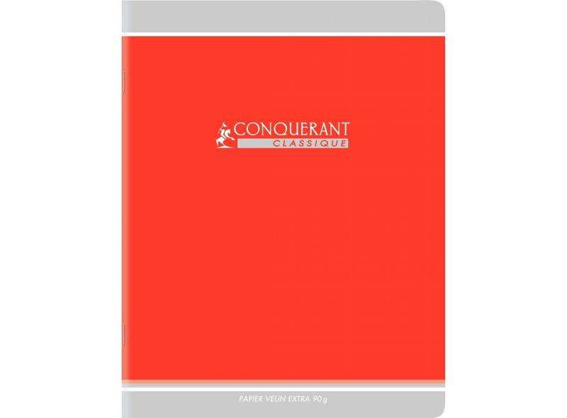 Cahier Pique Rouge, 48 Pages, Grands Carreaux, 24X32Cm, Papier 70G
