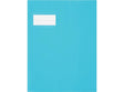 Protege Cahier Bleu Avec Etiquette 17X22Cm