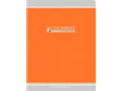 Cahier Pique Orange, 96 Pages, Grands Carreaux, 24X32Cm, Papier 90G