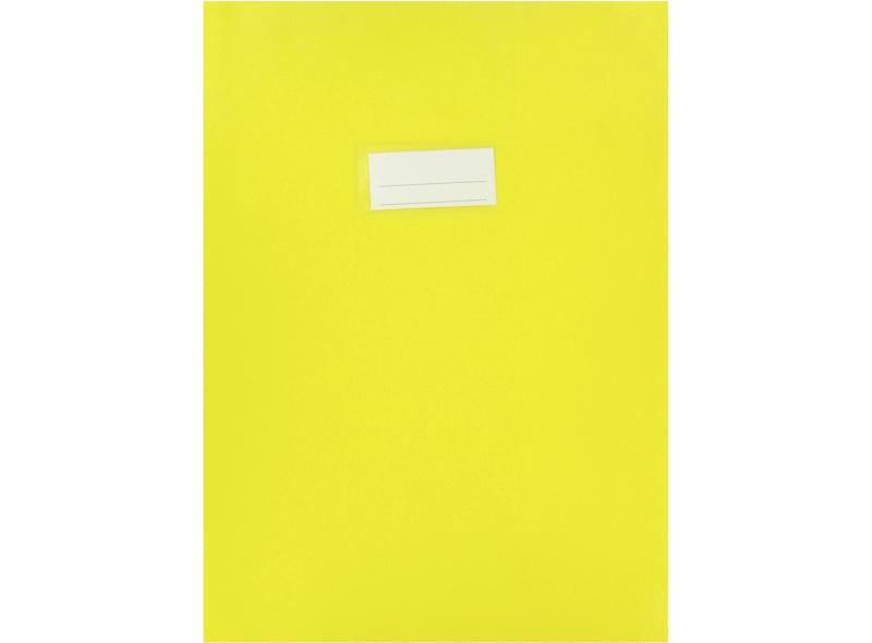 Protege Cahier Jaune Avec Etiquette 21X29.7Cm
