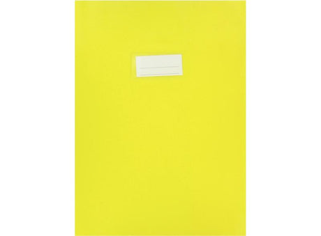 Protege Cahier Jaune Avec Etiquette 21X29.7Cm