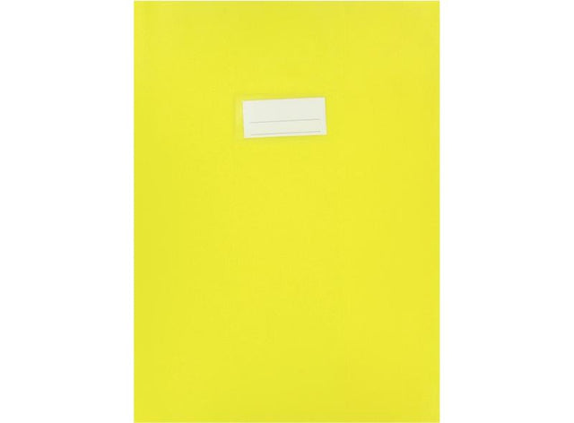 Protege Cahier Jaune Avec Etiquette 21X29.7Cm