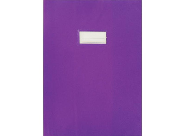 Protege Cahier Violet Avec Etiquette 21X29.7Cm