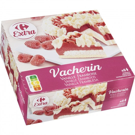 Vacherin Framboise Et Meringue Croquante