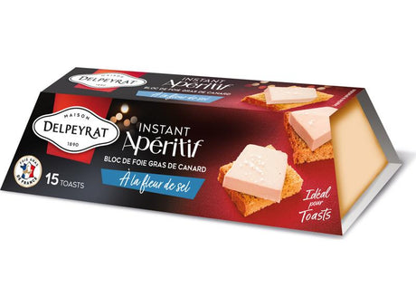 Bloc de foie gras de canard a la fleur de sel