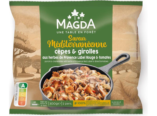 Saveur Mediterraneenne Cepes Et Girolles Aux Herbes De Provence Label Rouge Et Tomates