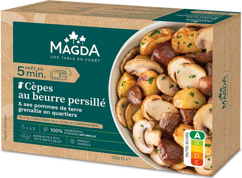 Cepes Et Champignons Au Beurre Persille Et Ses Pommes De Terre Grenaille En Quartiers