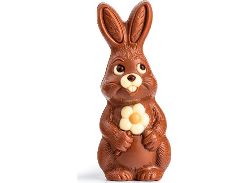 Moulage Artisanal Paquerette Au Chocolat Au Lait Decore