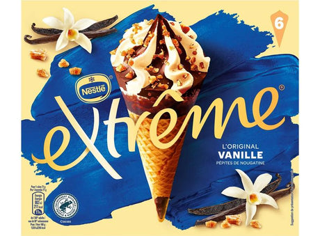 Glace Cone Vanille Pepites Nougatine Extreme