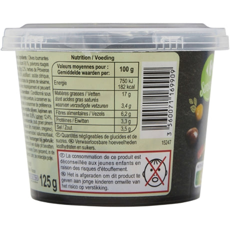 SNACK OLIVE LUPIN PEPPER 125G (#116487)