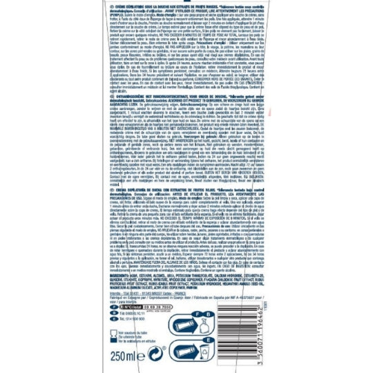 HAIR REMOVAL CREAM LEGS IN-SHOWER 250ML (#119268)