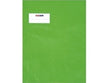 Protege-Cahier Vert Avec Etiquette 24X32Cm